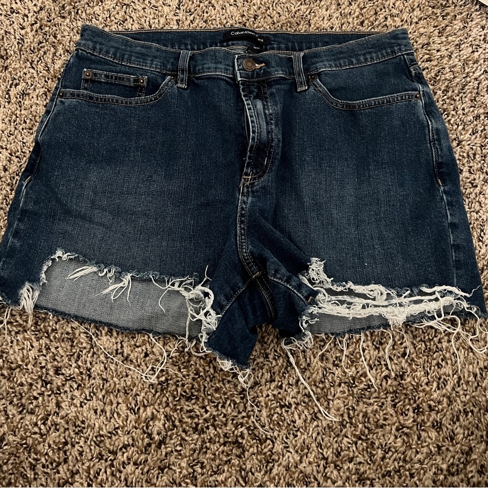 Calvin Klein Blue Jean Shorts